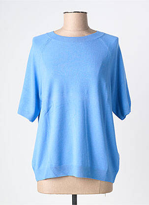 Top stretch manches longues bleu STREET ONE femme