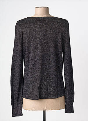 Pull coupe cintrée manches longues noir STREET ONE femme