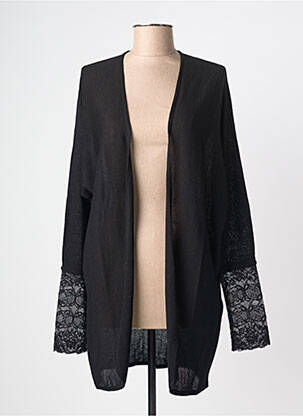 Gilet manches longues noir SCHOOL RAG femme