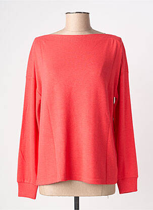 Pull coupe cintrée manches longues rouge STREET ONE femme