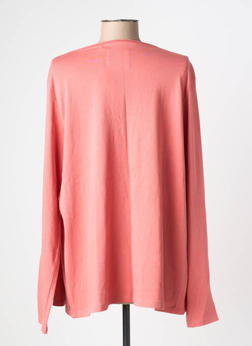 Gilet manches longues stretch rose CECIL femme