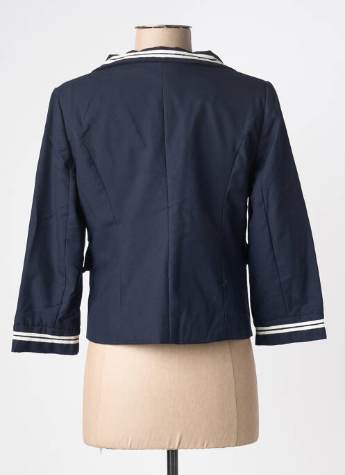 Veste casual col tailleur bleu MOLLY BRACKEN femme
