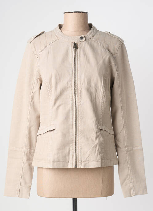 Veste casual col rond beige STREET ONE femme