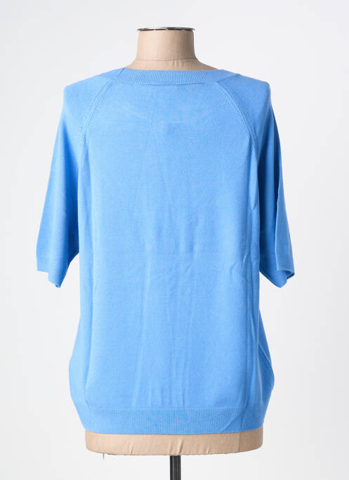Top stretch manches longues bleu STREET ONE femme