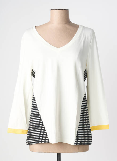 Top stretch manches longues beige STREET ONE femme