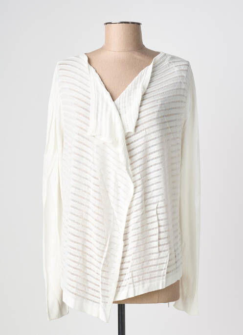 Gilet manches longues beige STREET ONE femme