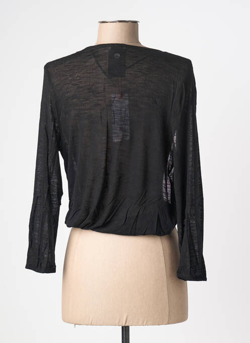 Gilet manches longues stretch noir STREET ONE femme