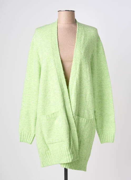 Gilet manches longues stretch vert STREET ONE femme