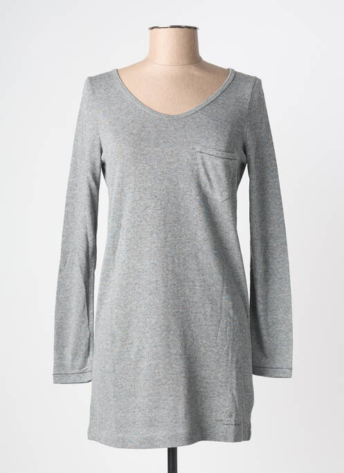 Robe courte manches longues manches longues gris LEE femme