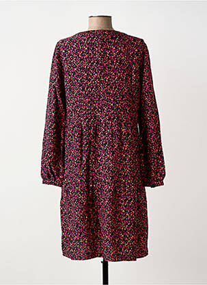 Robe mi-longue manches longues manches longues rose STREET ONE femme