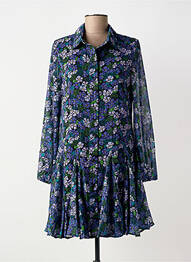 Robe courte manches longues manches longues violet MOLLY BRACKEN femme