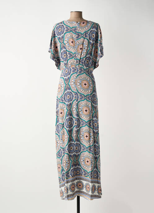 Robe longue manches courtes manches courtes vert MOLLY BRACKEN femme