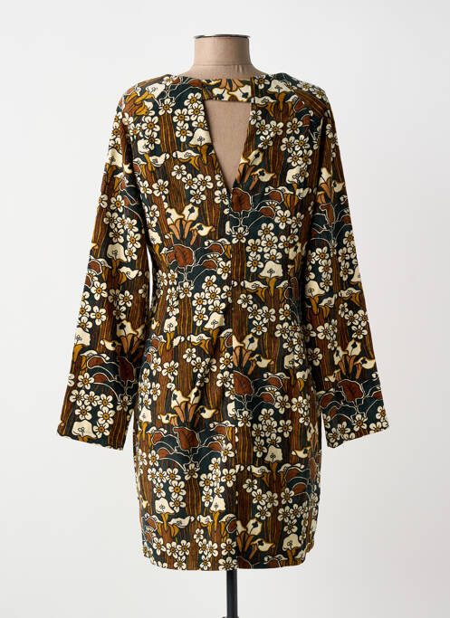 Robe courte marron MOLLY BRACKEN femme