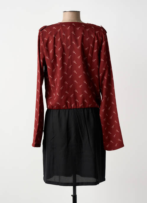 Robe courte orange SCHOOL RAG femme