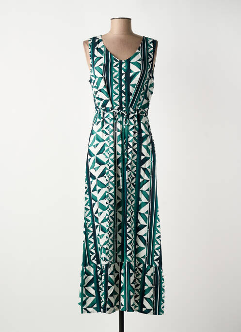 Robe longue vert STREET ONE femme