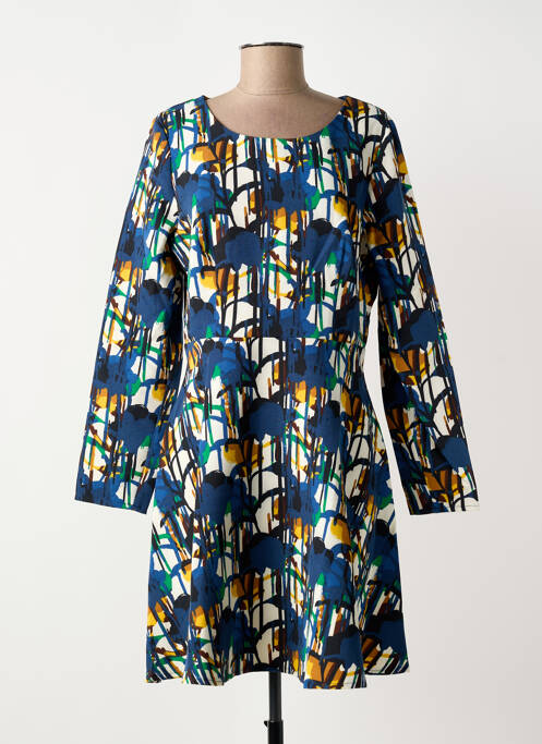 Robe mi-longue bleu MOLLY BRACKEN femme