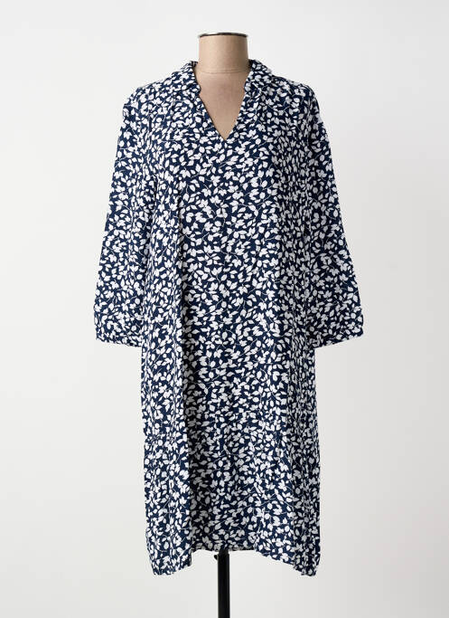 Robe mi-longue bleu STREET ONE femme