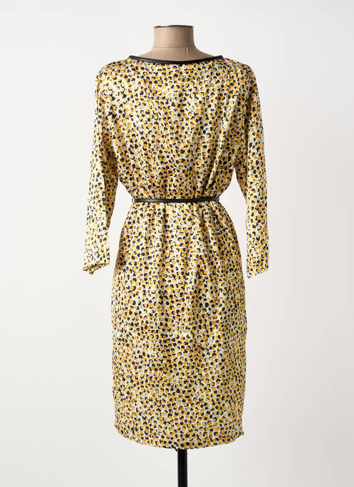 Robe mi-longue jaune MOLLY BRACKEN femme