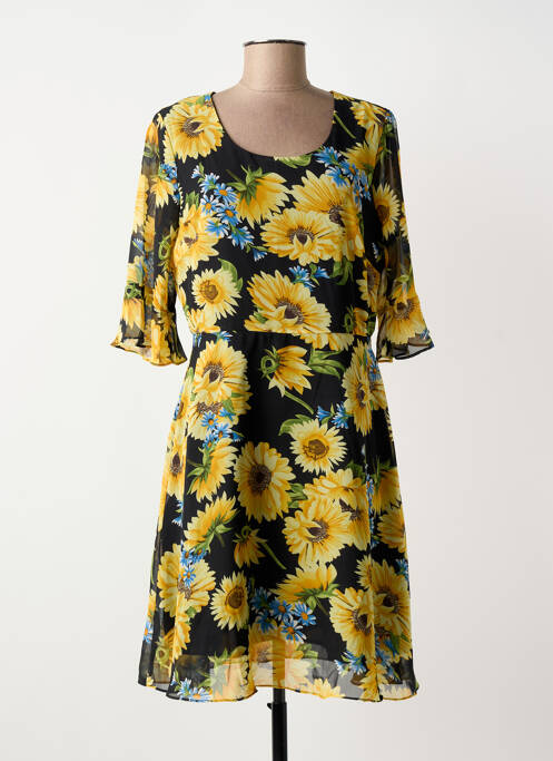 Robe mi-longue jaune MOLLY BRACKEN femme