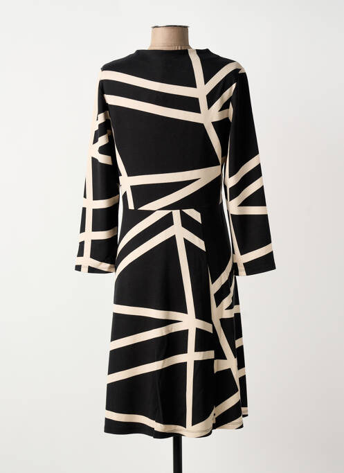 Robe mi-longue noir STREET ONE femme