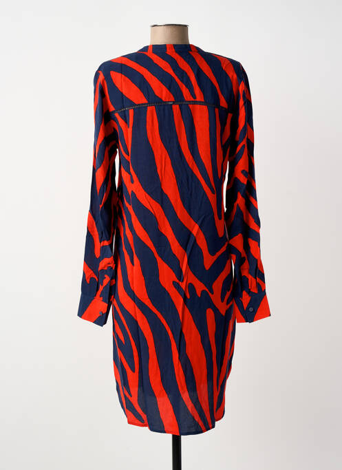 Robe mi-longue rouge GEISHA femme