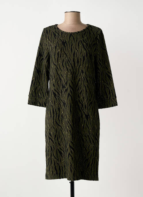 Robe mi-longue vert GEISHA femme