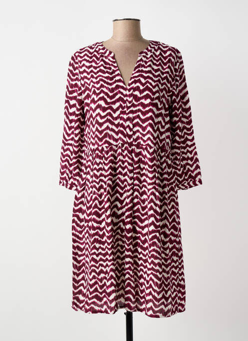 Robe mi-longue violet STREET ONE femme