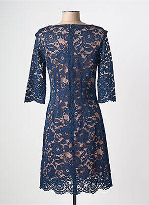 Robe mi-longue manches longues manches longues bleu MOLLY BRACKEN femme