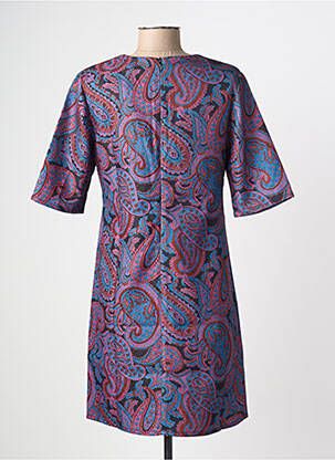 Robe mi-longue manches longues manches longues noir MOLLY BRACKEN femme