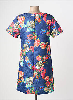Robe courte manches courtes manches courtes bleu MOLLY BRACKEN femme