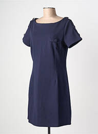 Robe mi-longue manches courtes manches courtes bleu MOLLY BRACKEN femme
