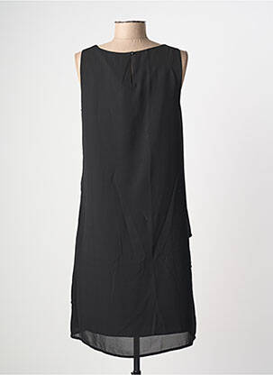 Robe mi-longue sans manche sans manche noir STREET ONE femme