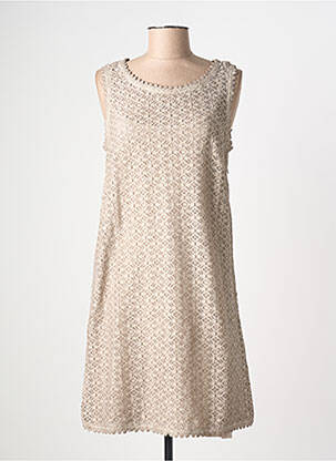 Robe mi-longue sans manche sans manche gris STREET ONE femme