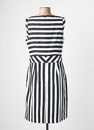 Robe mi-longue sans manche sans manche noir STREET ONE femme