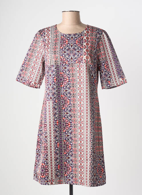 Robe mi-longue beige MOLLY BRACKEN femme