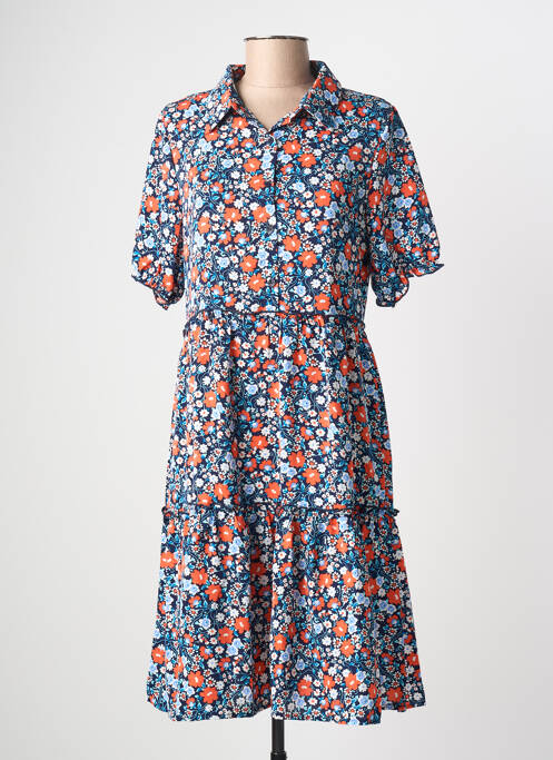 Robe mi-longue bleu MOLLY BRACKEN femme