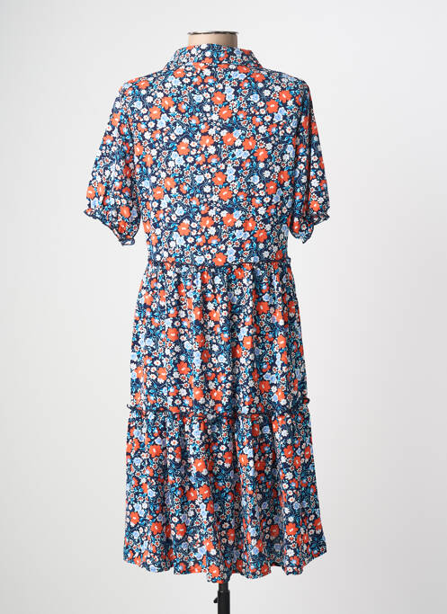 Robe mi-longue bleu MOLLY BRACKEN femme