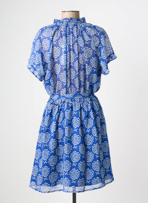 Robe mi-longue bleu MOLLY BRACKEN femme