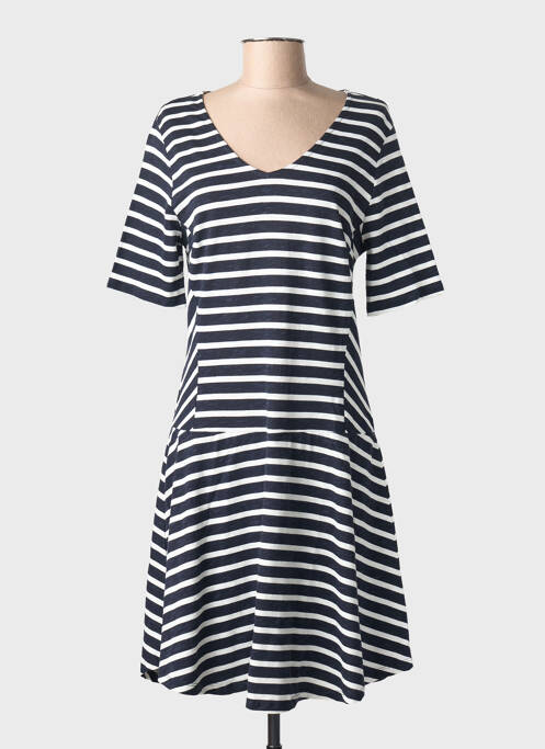 Robe mi-longue bleu STREET ONE femme