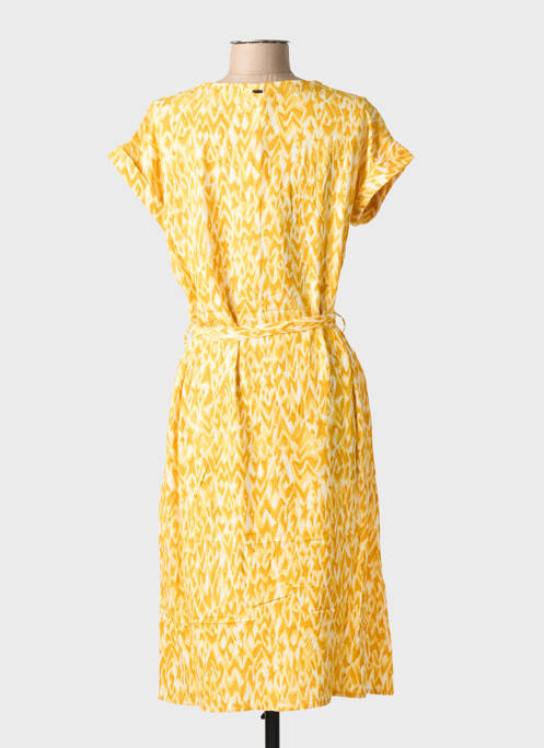 Robe mi-longue jaune STREET ONE femme