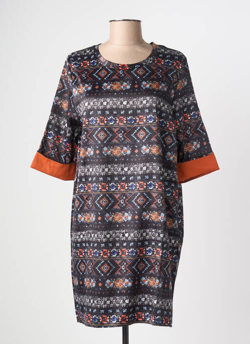 Robe mi-longue noir MOLLY BRACKEN femme