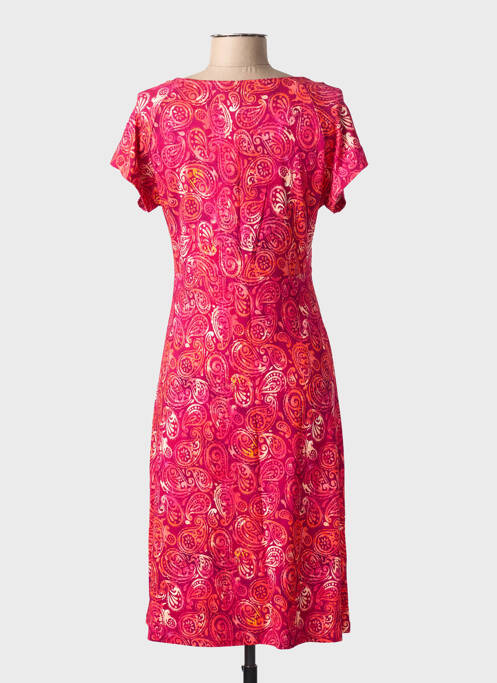 Robe mi-longue rose GEISHA femme