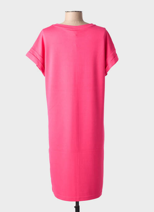 Robe mi-longue rose STREET ONE femme