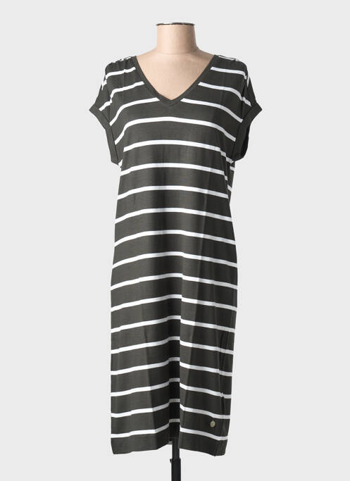 Robe mi-longue vert STREET ONE femme