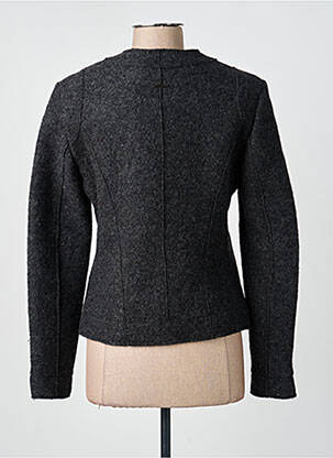 Veste chic col rond gris VOODOO femme