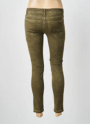 Jeans skinny stretch taille basse vert VOODOO femme