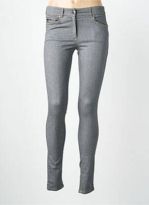 Jeans skinny taille normale taille normale gris VOODOO femme