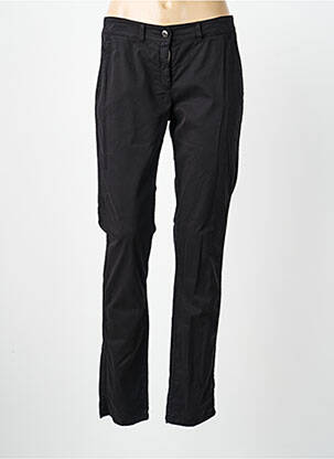 Pantalon chino tissage popeline taille normale noir VOODOO femme