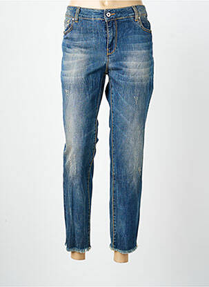 Jeans coupe slim bleu VOODOO femme