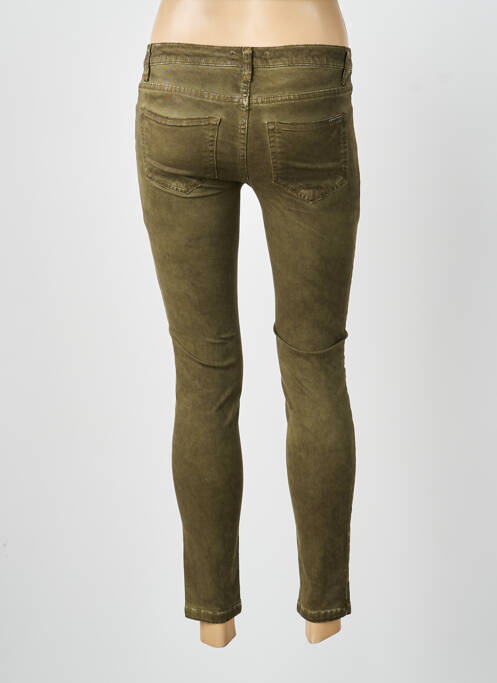 Jeans skinny stretch taille basse vert VOODOO femme